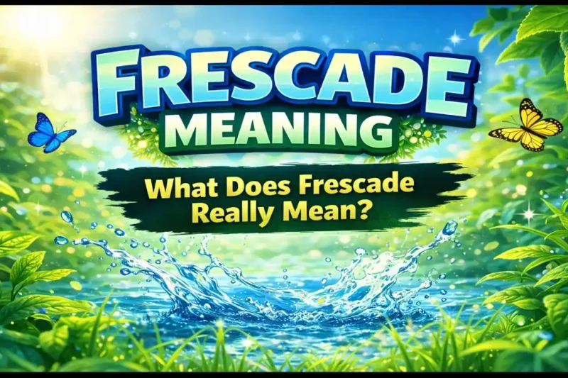 Frescade Meaning Definition Origin Usage and Common Interpretations